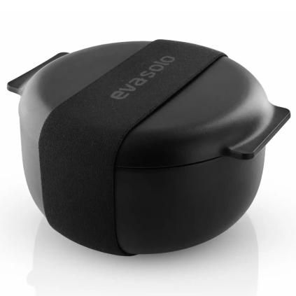 Obědový box TO GO 750 ml, černá, nerezová ocel, Eva Solo