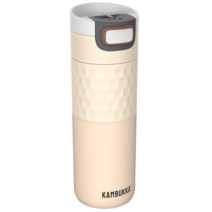 Termohrnek ETNA GRIP 500 ml, barely beige, nerezová ocel, Kambukka