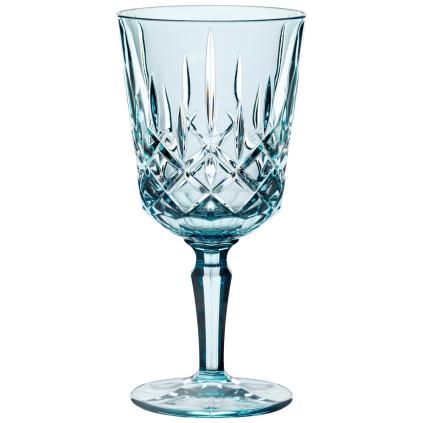 Sklenice na víno NOBLESSE COLORS 355 ml, sada 2 ks, světle modrá, Nachtmann