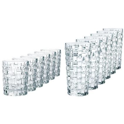 Sada sklenic BOSSA NOVA, na long drink a whisky, sada 12 ks, čirá, Nachtmann
