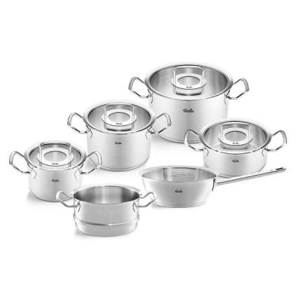 Sada hrnců ORIGINAL PROFI, sada 6 ks, nerez, Fissler