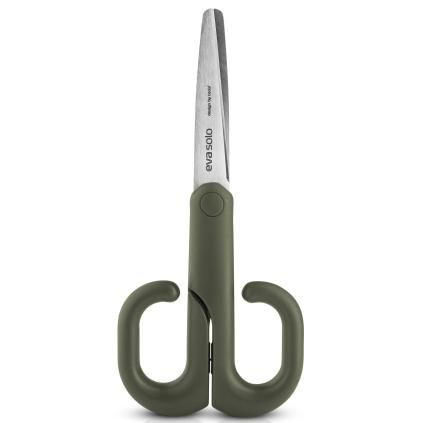 Kuchyňské nůžky GREEN TOOLS 16 cm, zelená, plast, Eva Trio