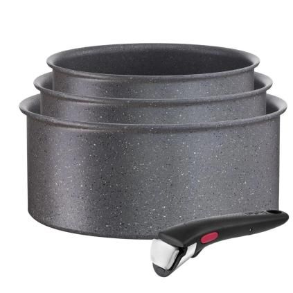 Sada nádobí INGENIO NATURAL FORCE L3969002, sada 4 ks, nepřilnavý povrch, Tefal