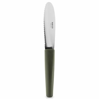 Nůž na máslo GREEN TOOLS 21 cm, zelená, nerezová ocel, Eva Trio