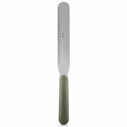 Cukrářská špachtle GREEN TOOLS 32 cm, zelená, nerezová ocel, Eva Trio