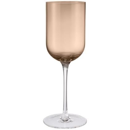 Sklenice na bílé víno FUUMI 310 ml, sada 4 ks, kávová, sklo, Blomus