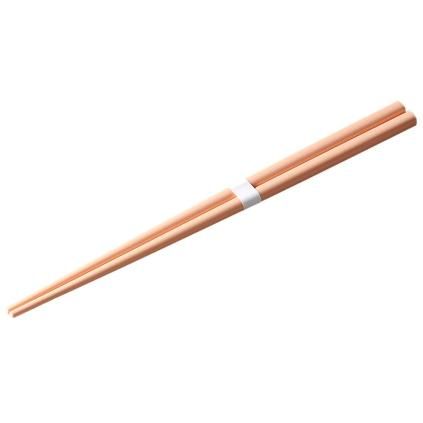 Jídelní hůlky 22,5 cm, meruňková / bílá, bambus, MIJ