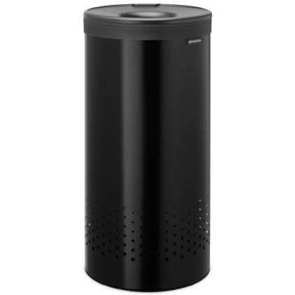Koš na prádlo 35 l, matná černá, ocel, Brabantia