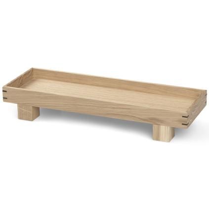 Servírovací podnos BON 36 x 12 cm, přírodní, dřevo, ferm LIVING