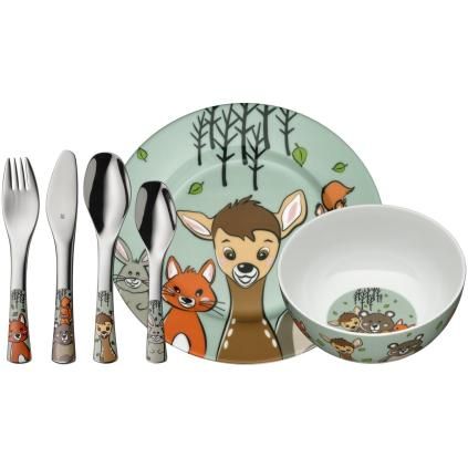 Sada dětského nádobí FOREST FRIENDS, sada 6 ks, WMF