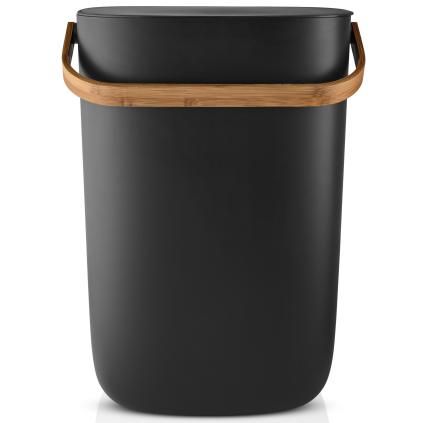 Odpadkový koš REFLECT 33 l, černá, plast, Eva Trio