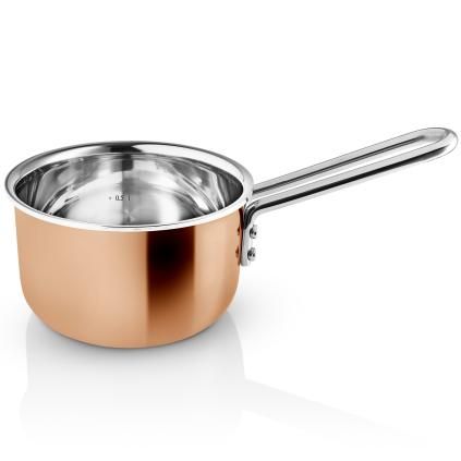 Rendlík 13 cm, 1 l, měď / nerez, Eva Trio