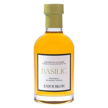 Extra panenský olivový olej 200 ml, bazalka, Estoublon