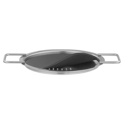 Odkapávací víko EVA TRIO 16 cm, nerezová ocel / silikon, Eva Trio