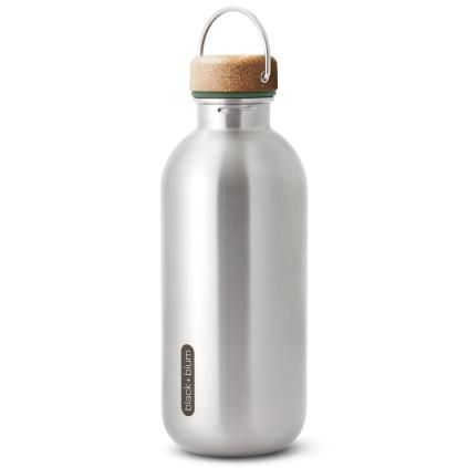 Láhev na vodu 600 ml, olivová, nerezová ocel, Black+Blum