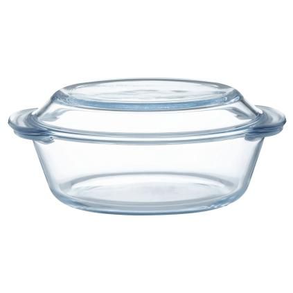 Zapékací mísa CLASSIC 26 cm, kulatá, čirá, sklo, Mason Cash