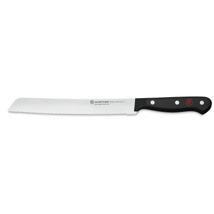 Nůž na chleba GOURMET 20 cm, černá, Wüsthof