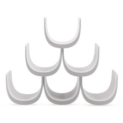 Držák na láhev vína NOE' 34 cm, bílá, plast, Alessi