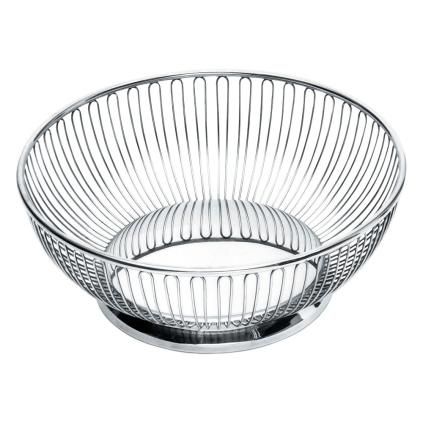 Koš na ovoce 826 24 cm, stříbrná, nerezová ocel, Alessi