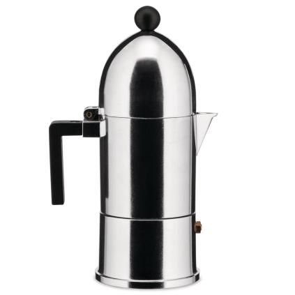 Moka kávovar LA CUPOLA 150 ml, stříbrná, hliník, Alessi