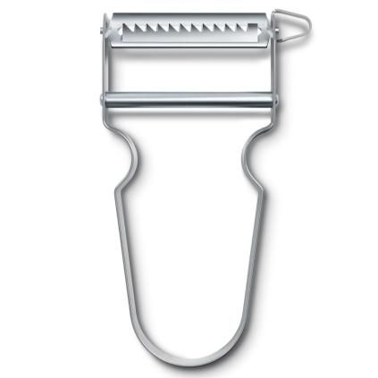 Škrabka na zeleninu STAR 11 cm, ostří Julienne, stříbrná, nerezová ocel, Victorinox