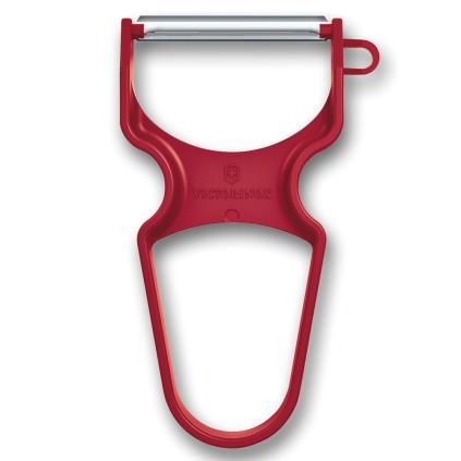 Škrabka na zeleninu RAPID 11 cm, rovné ostří, červená, plast, Victorinox