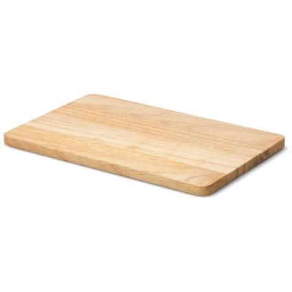 Prkénko na krájení 29 x 18 cm, hnědá, gumovník, Continenta