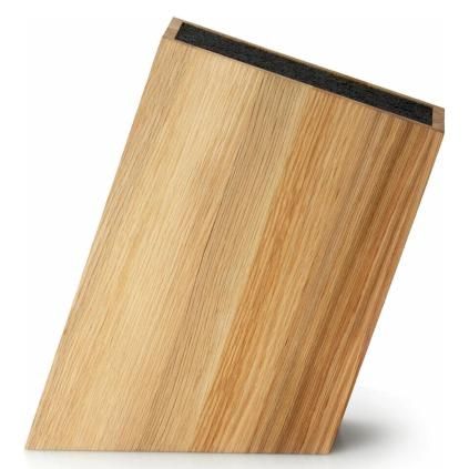 Blok na nože 28 cm, s flexi vložkou, hnědá, dubové dřevo, Continenta