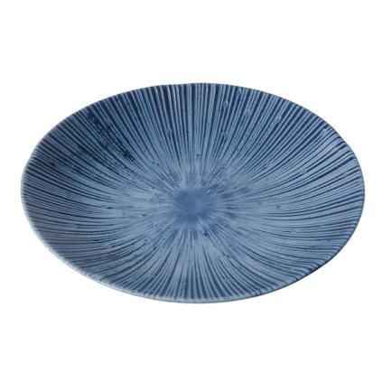 Talíř na tapas ICE SAPPHIRE 16 cm, modrá, keramika, MIJ