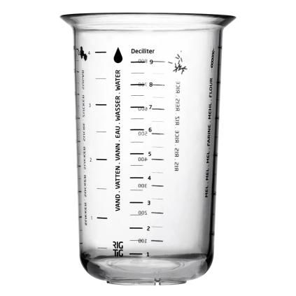 Kuchyňská odměrka MIX-IT 1 l, čirá, plast, RIG-TIG
