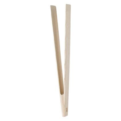 Kuchyňská pinzeta WOODY 26 cm, hnědá, dřevo, RIG-TIG