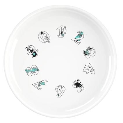 Plastová miska MOOMIN ABC 15 cm, tyrkysová, RIG-TIG
