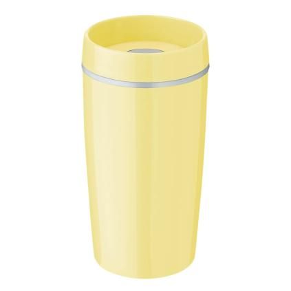 Termohrnek BRING-IT 340 ml, žlutá, plast, RIG-TIG