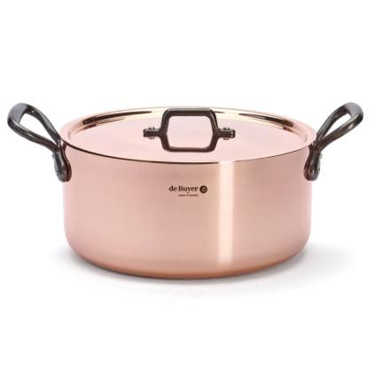 Hrnec PRIMA MATERA 28 cm, 8 l, měď, de Buyer