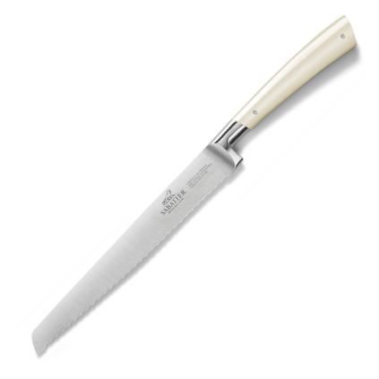 Nůž na chleba EDONIST 20 cm, nerezové nýty, bílá, Lion Sabatier