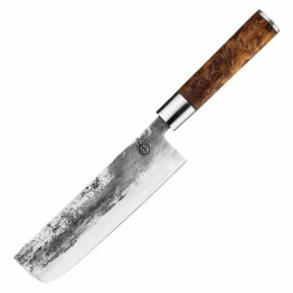 Japonský nůž VG10 17 cm, hnědá, Forged