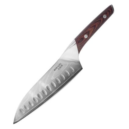 Santoku nůž NORDIC KITCHEN 18 cm, hnědá, Eva Trio