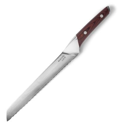 Nůž na chleba NORDIC KITCHEN 24 cm, hnědá, Eva Trio