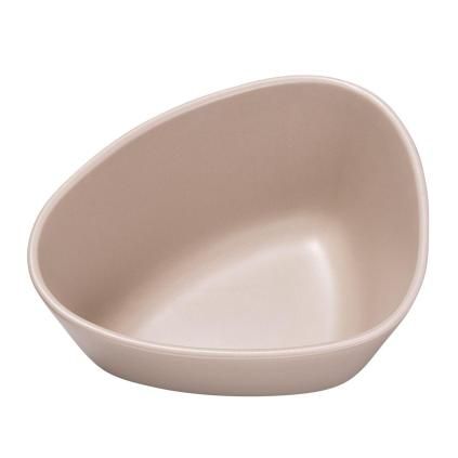 Servírovací mísa CURVE 22 cm, písková, kamenina, LIND DNA