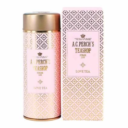 Bílý čaj ICONICS LOVE TEA 50 g, plechovka, A.C. Perch's Thehandel