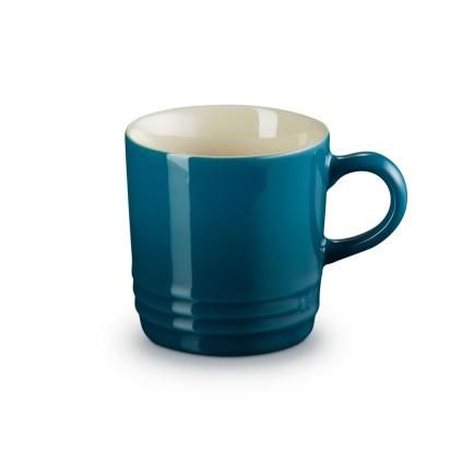 Hrnek na cappuccino 200 ml, DEEP TEAL, kamenina, Le Creuset