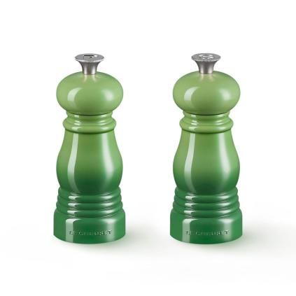 Sada mlýnků na sůl a pepř 11 cm, sada 2 ks, BAMBOO, plast, Le Creuset