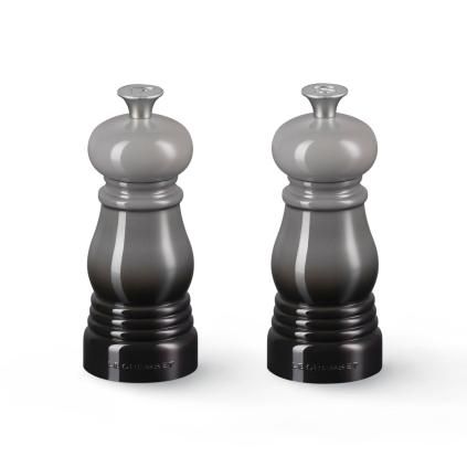 Sada mlýnků na sůl a pepř 11 cm, sada 2 ks, FLINT, plast, Le Creuset