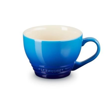 Hrnek na cappuccino 400 ml, AZURE, kamenina, Le Creuset