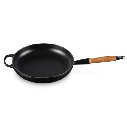 Pánev SIGNATURE 28 cm, SATIN BLACK, litina, Le Creuset