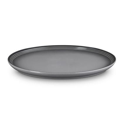 Jídelní talíř COUPE 27 cm, FLINT, kamenina, Le Creuset