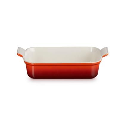Zapékací mísa HERITAGE 26 cm, 2,4 l, CERISE, kamenina, Le Creuset