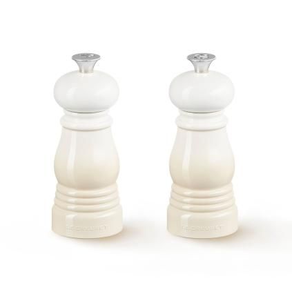 Sada mlýnků na sůl a pepř 11 cm, sada 2 ks, MERINGUE, plast, Le Creuset