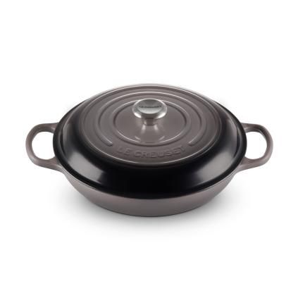 Kastrol SIGNATURE 30 cm, 3,5 l, FLINT, litina, Le Creuset