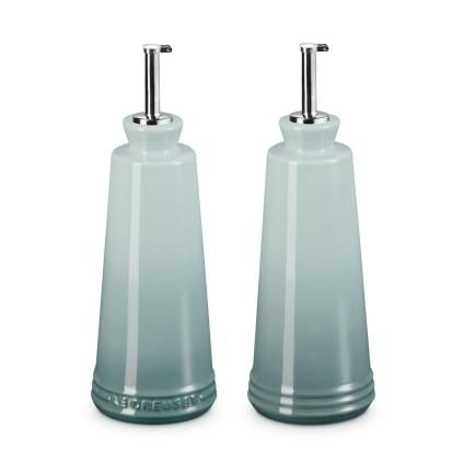 Dávkovač oleje SIGNATURE 300 ml, sada 2 ks, SEA SALT, kamenina, Le Creuset